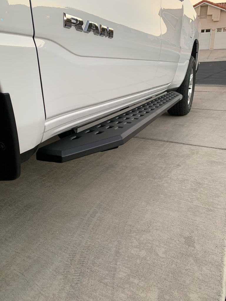 Go Rhino 69430680PC RB20 Running Boards with Mounting Brackets Kit for Select Ram