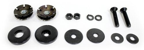 Go Rhino P200B 3000 Series Plug Kit, Black powdercoat finish