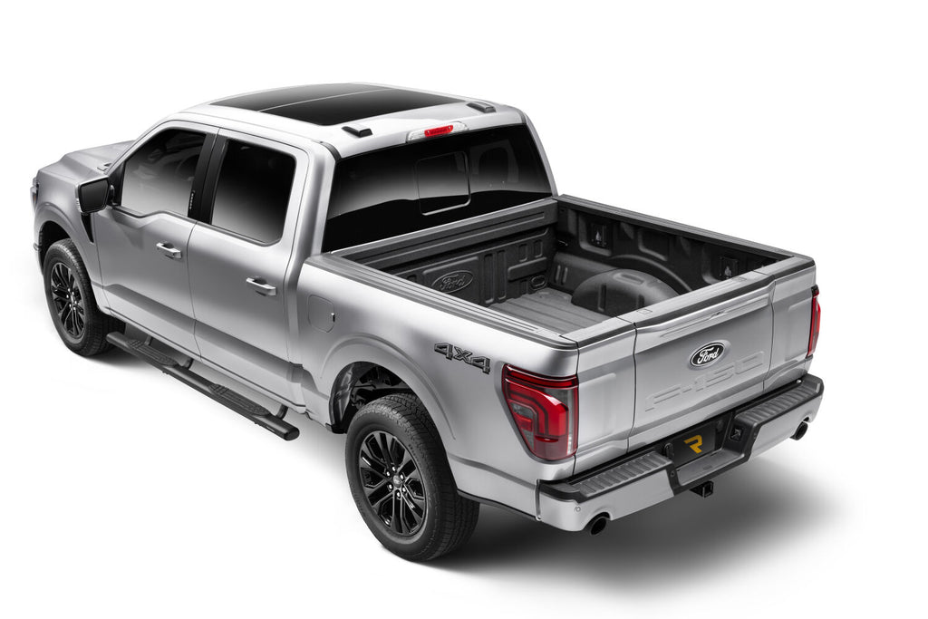 Go Rhino 104415587T 4" 1000 Series Side Steps with Mounting Bracket Kit for Select Ford F-150, Ford F-250 Super Duty, Ford F-350 Super Duty, Ford Lobo