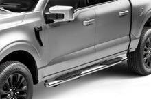 Load image into Gallery viewer, Go Rhino 104415587PS 4" 1000 Series Side Steps with Mounting Bracket Kit for Select Ford F-150, Ford F-250 Super Duty, Ford F-350 Super Duty, Ford Lobo