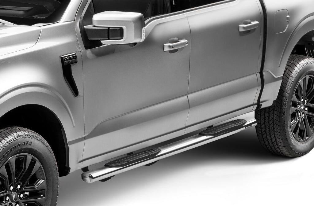 Go Rhino 684415587PS 4" OE Xtreme Side Steps with Mounting Brackets Kit for Select Ford F-150, Ford F-250 Super Duty, Ford F-350 Super Duty