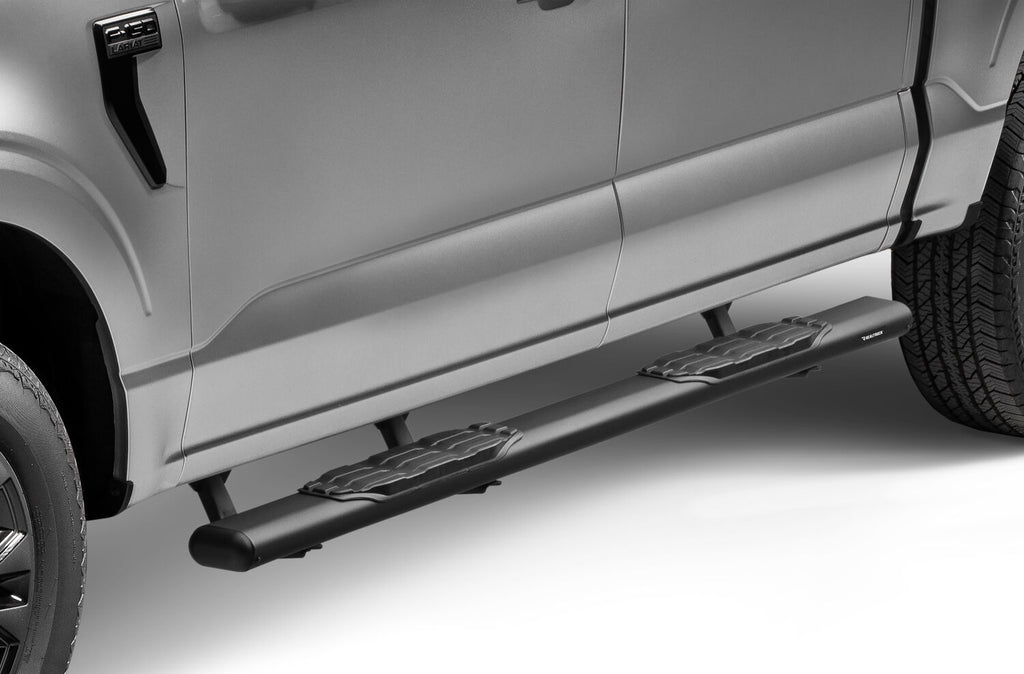Go Rhino 105415587T 5" 1000 Series Side Steps with Mounting Brackets Kit for Select Ford F-150, Ford F-250 Super Duty, Ford F-350 Super Duty, Ford Lobo