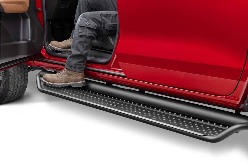 Go Rhino D14235T Dominator Xtreme D1 Side Steps with Rocker Panel Mounting Bracket Kit for Select Chevrolet Colorado, GMC Canyon
