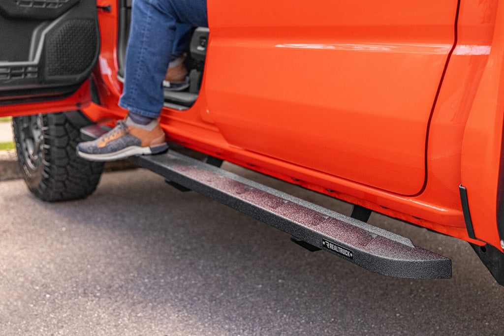 Go Rhino 63443268ST RB10 Slim Line Running Boards with Mounting Brackets Kit for Select Toyota Tacoma