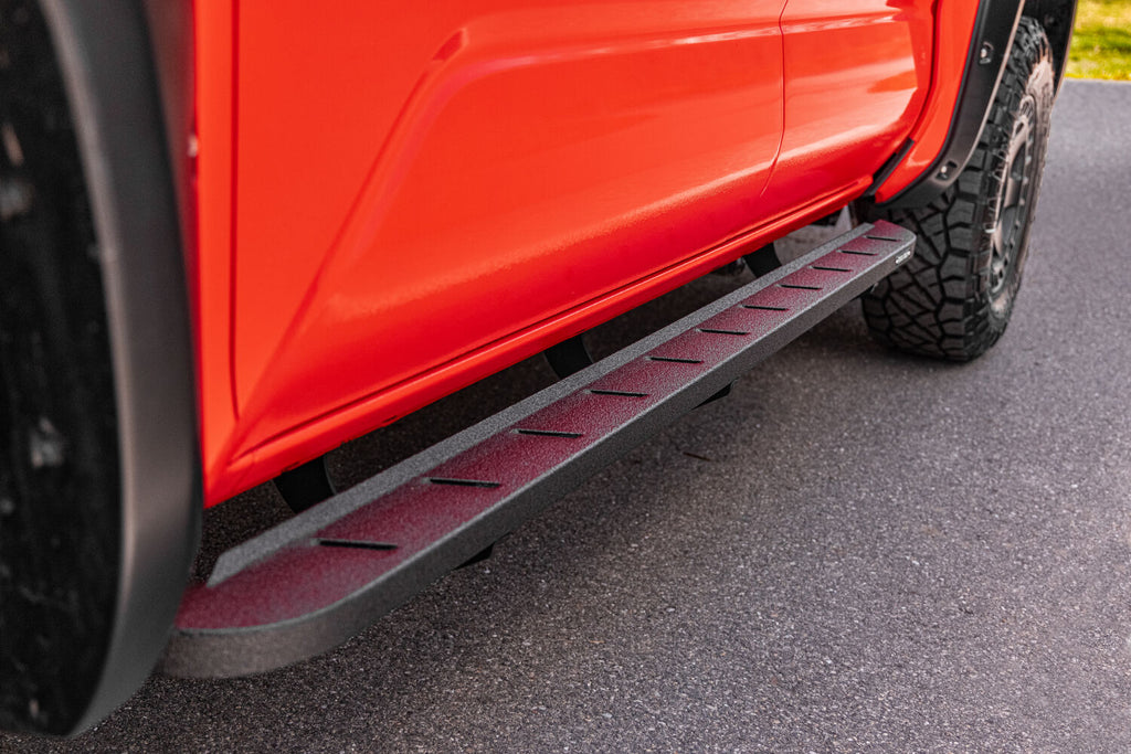 Go Rhino 63443268ST RB10 Slim Line Running Boards with Mounting Brackets Kit for Select Toyota Tacoma