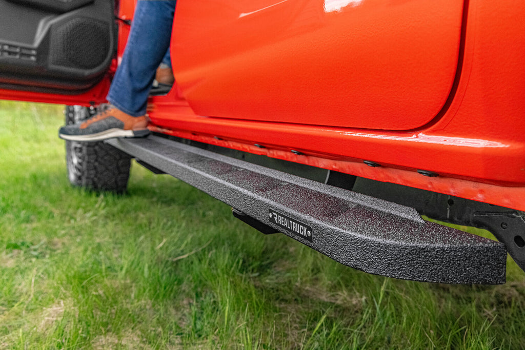 Go Rhino 63443280ST RB10 Slim Line Running Boards with Mounting Brackets Kit for Select Toyota Tacoma