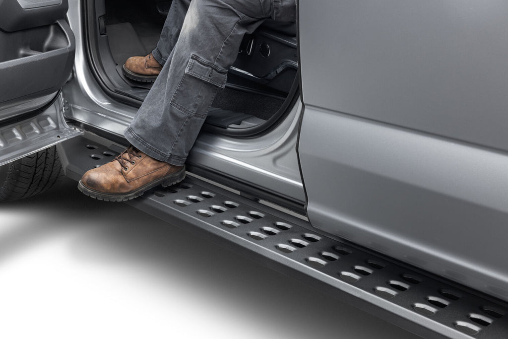 Go Rhino 69415587PC RB20 Running Boards with Mounting Brackets Kit for Select Ford F-150, Ford F-250 Super Duty, Ford F-350 Super Duty