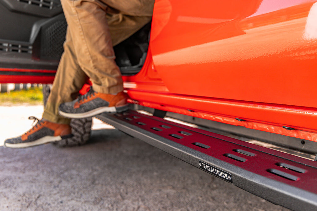 Go Rhino 69443280ST RB20 Slim Line Running Boards with Mounting Bracket Kit for Select Toyota Tacoma