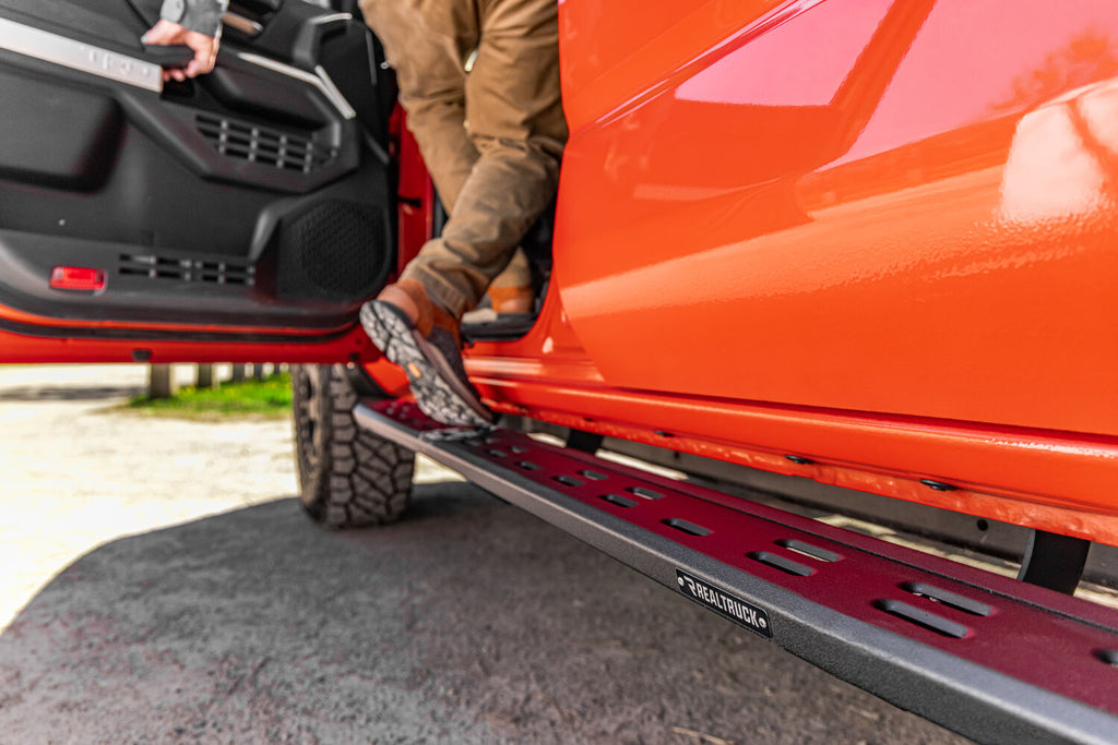 Go Rhino 69443268ST RB20 Slim Line Running Boards with Mounting Bracket Kit for Select Toyota Tacoma