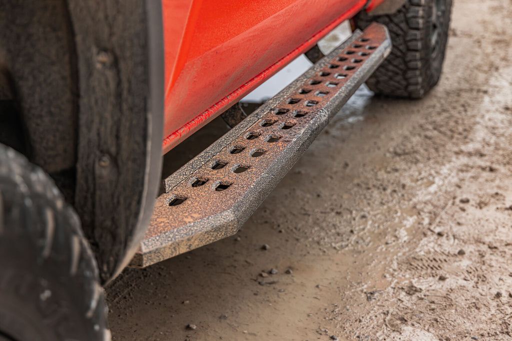 Go Rhino 69643268ST RB30 Slim Line Running Boards with Mounting Bracket Kit for Select Toyota Tacoma