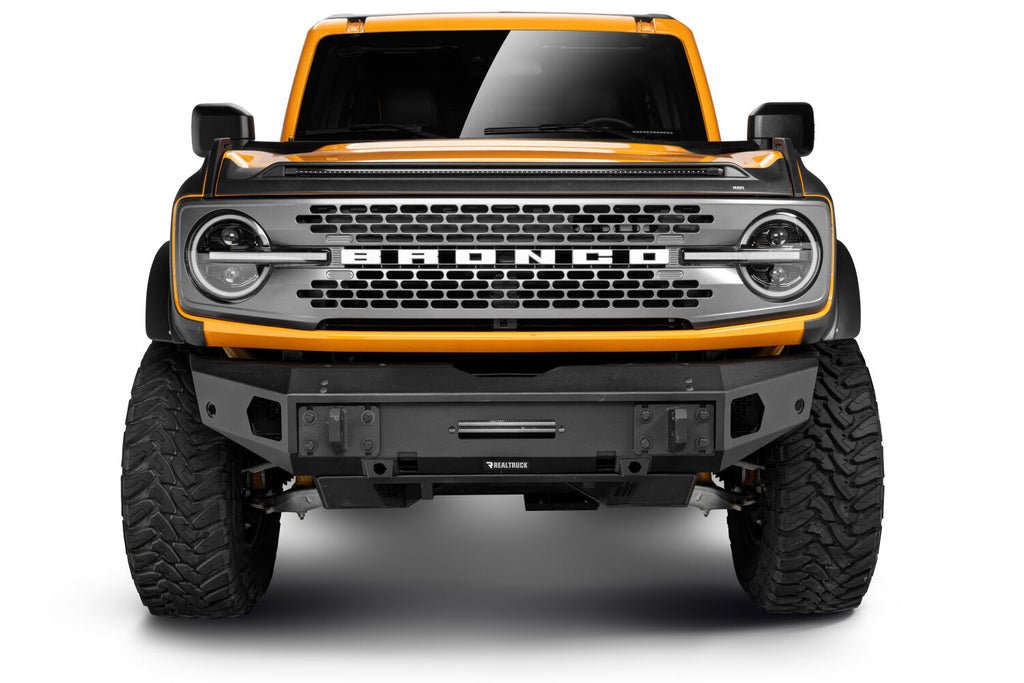 Go Rhino 231400T Trailline Winch Ready Front Full Width Bumper for Ford Bronco for Select Ford Bronco