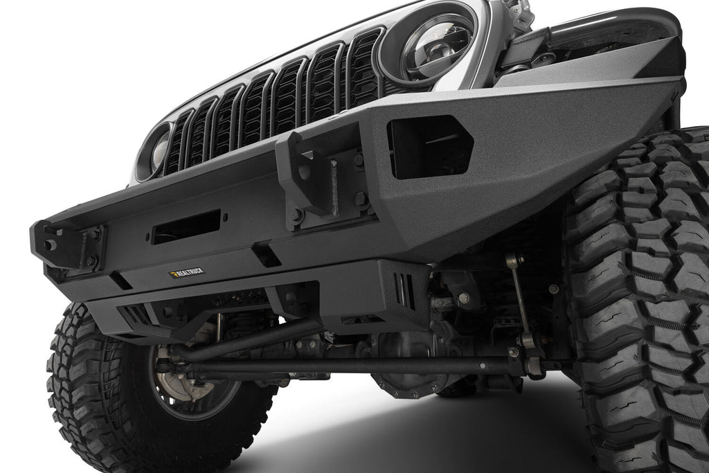 Go Rhino 230216T Trailline Winch Ready Frt Full Width Bumper for Jeep Wrangler JL,JLU & Gladiator for Select Jeep Gladiator, Jeep Wrangler