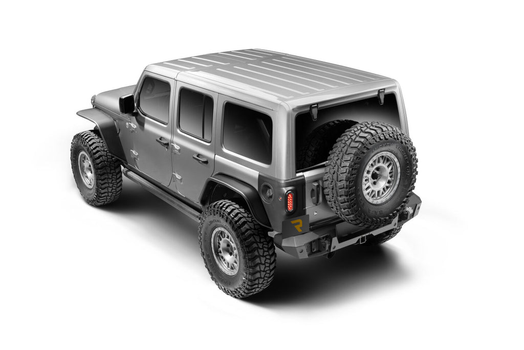 Go Rhino 274120T Trailline Rear Full Width Bumper for Jeep Wrangler JL for Select Jeep Wrangler