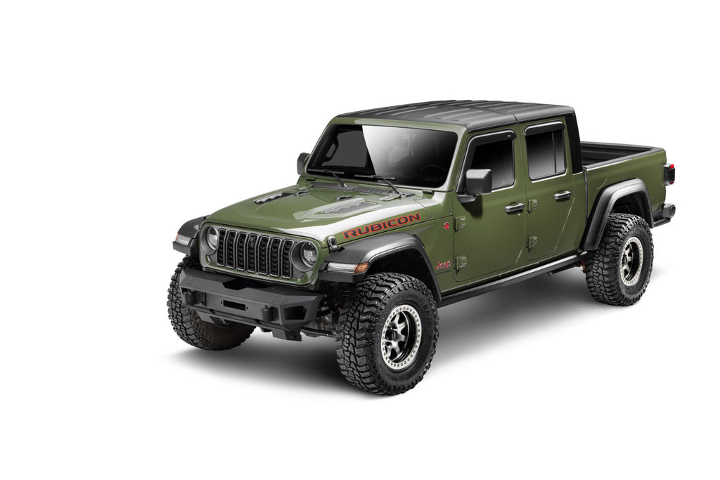 Go Rhino 230211T Trailline Winch Ready Frt Stubby Bumper for Jeep Wrangler JL, JLU & Gladiator JT for Select Jeep Gladiator, Jeep Wrangler