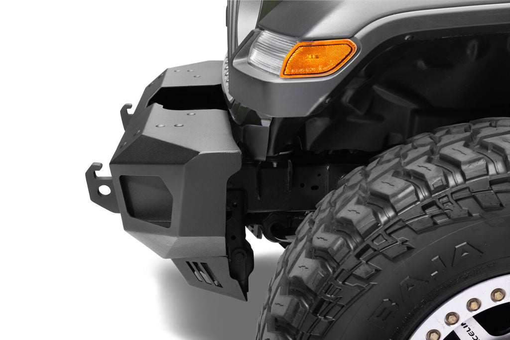 Go Rhino 230211T Trailline Winch Ready Frt Stubby Bumper for Jeep Wrangler JL, JLU & Gladiator JT for Select Jeep Gladiator, Jeep Wrangler