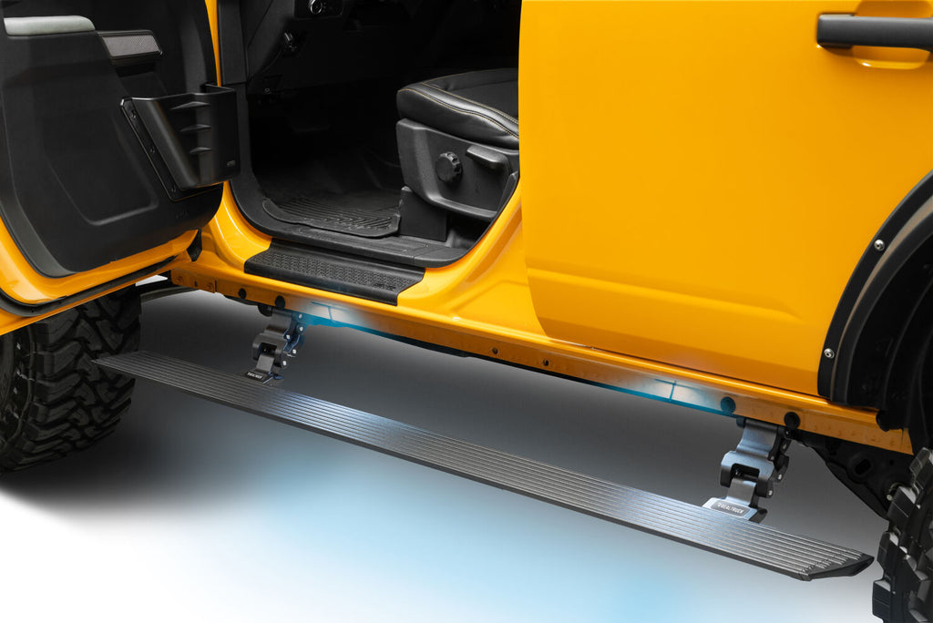 Go Rhino 20412974PC RealTruck VoltStep Electric Running Board Kit for Select Ford Bronco