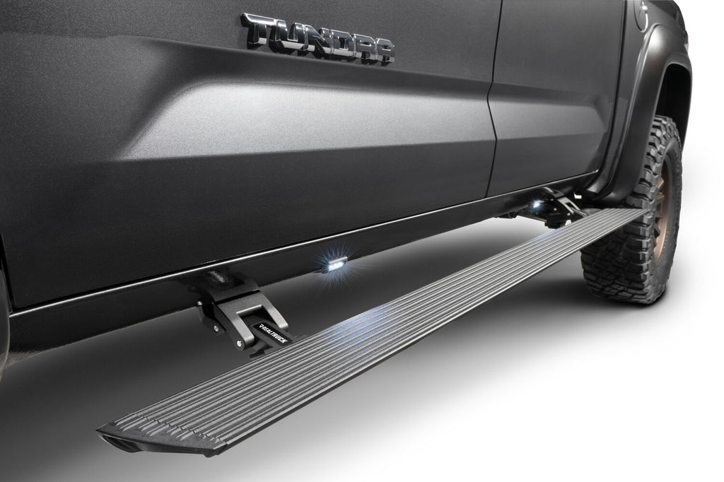 Go Rhino 20443580PC RealTruck VoltStep Electric Running Board Kit for Select Toyota Tundra