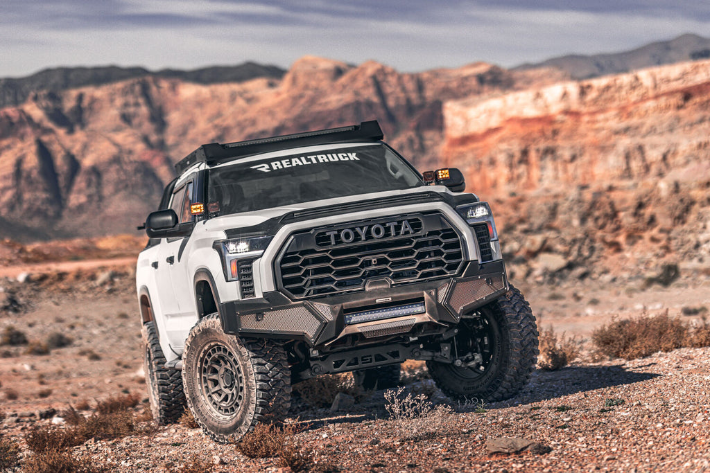 Go Rhino 34183T Element Front Bumper with Fixed Light Bar Mount for Select Toyota Tundra
