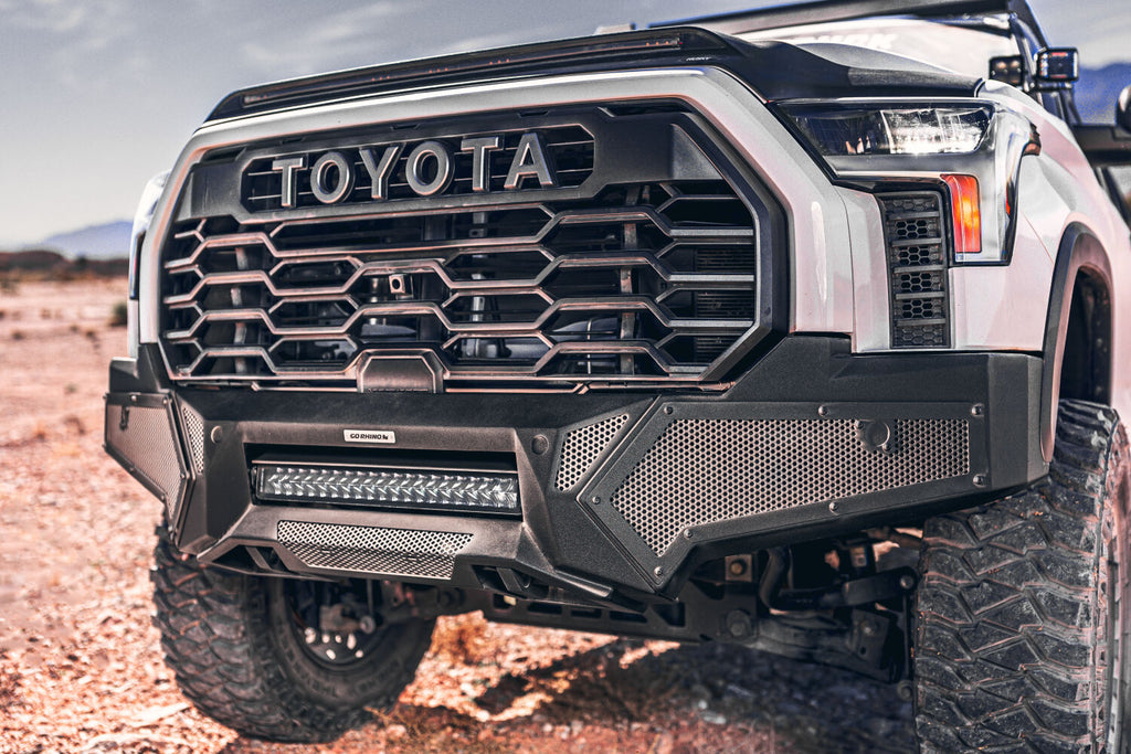 Go Rhino 34183T Element Front Bumper with Fixed Light Bar Mount for Select Toyota Tundra