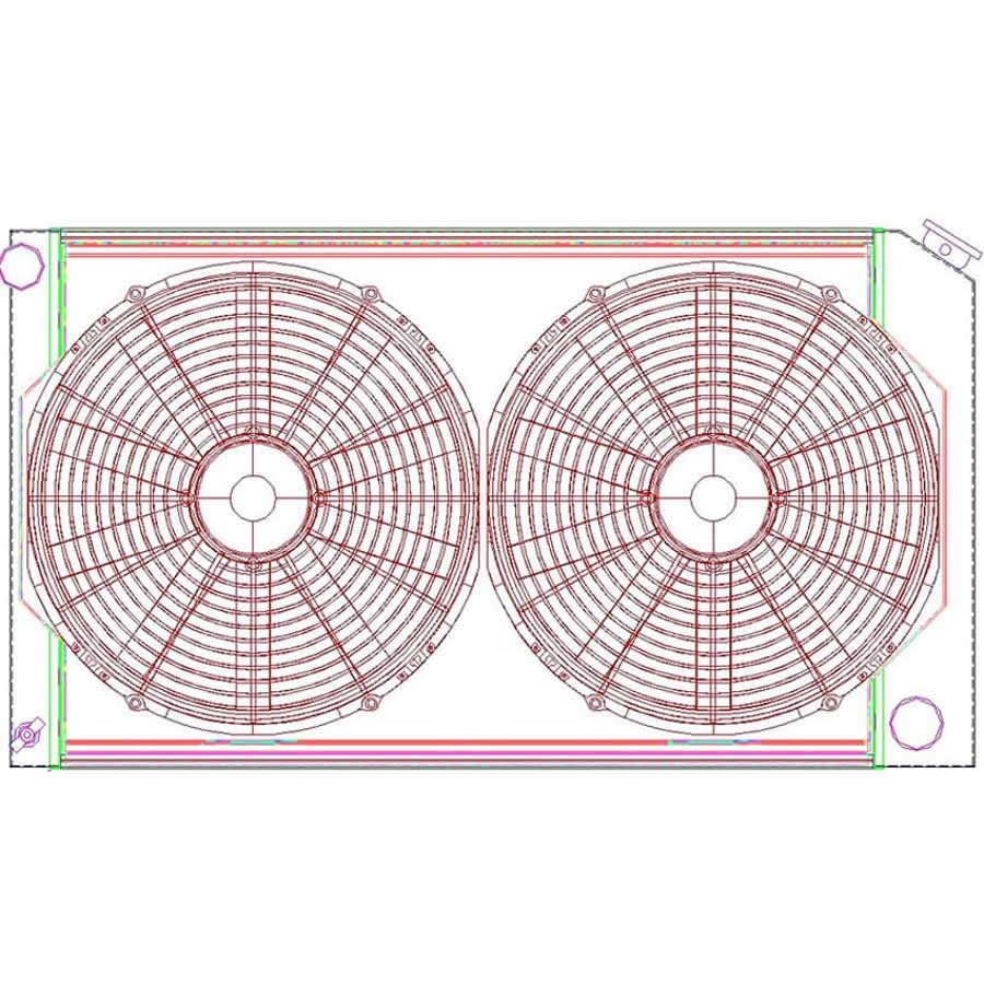 GRIFFIN CU00008 Radiator Combo Unit GM A & G Body