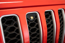 Load image into Gallery viewer, DV8 Offroad GRJL-02 GRJL-02 18-22 JEEP WRANGLER JL FRONT GRILL AMBER ACCENT LIGHTS for Select Jeep Wrangler, Jeep Wrangler JK
