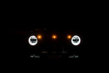 Load image into Gallery viewer, DV8 Offroad GRJL-02 GRJL-02 18-22 JEEP WRANGLER JL FRONT GRILL AMBER ACCENT LIGHTS for Select Jeep Wrangler, Jeep Wrangler JK