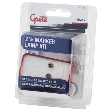 Grote 46422 3" Clearance Marker Lights Kit - Red