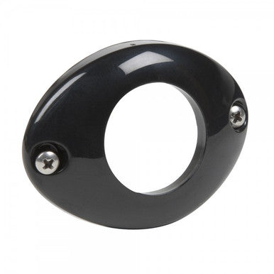 Grote 97943 Bezels for Warning & Hazard Lights, Vertex Black Flange