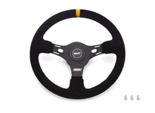 Load image into Gallery viewer, GRANT 1080 13in Yellow Stripe Race Steering Wheel Suede
