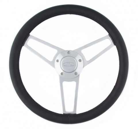 GRANT 1903 Billet Series Leather St eering Wheel Ford Logo