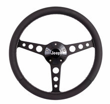 Load image into Gallery viewer, GRANT 1929 Classic Series Blk Wheel Jeep Logo/Install Kit
