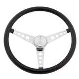 GRANT 277 Classic 15in Black Vinyl Wheel - Chrome 3-Spoke