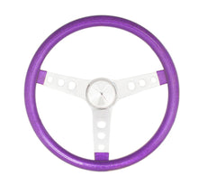 Load image into Gallery viewer, GRANT 8463 Steering Wheel Mtl Flake Purple/Spoke Chrm 15