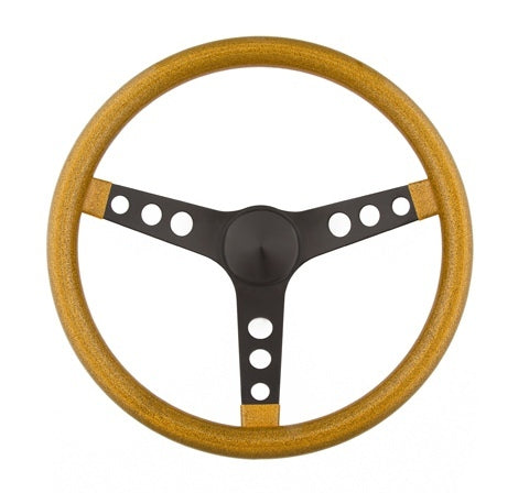 GRANT 8477 Steering Wheel Mtl Flake Gold/Spoke Blk 15