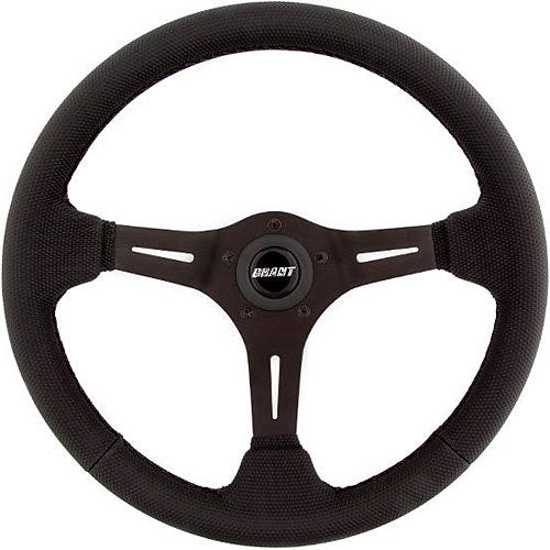 GRANT 8512 Gripper Steering Wheel 13.75in Dia. 3.5in Dish