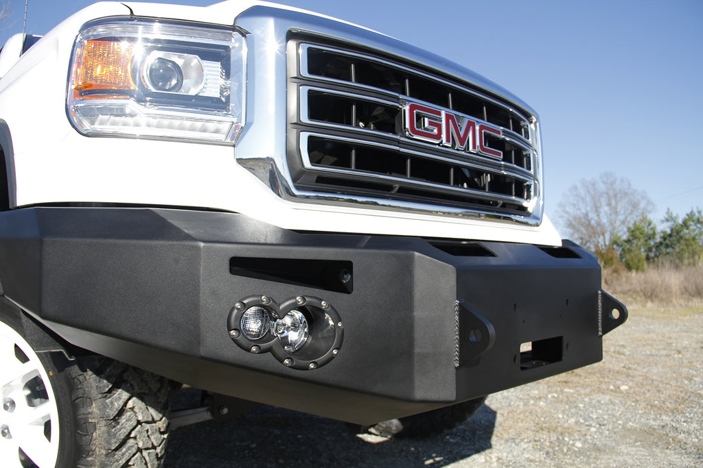 Fab Fours GS14-H3151-B Premium Winch Front Bumper for Select GMC Sierra