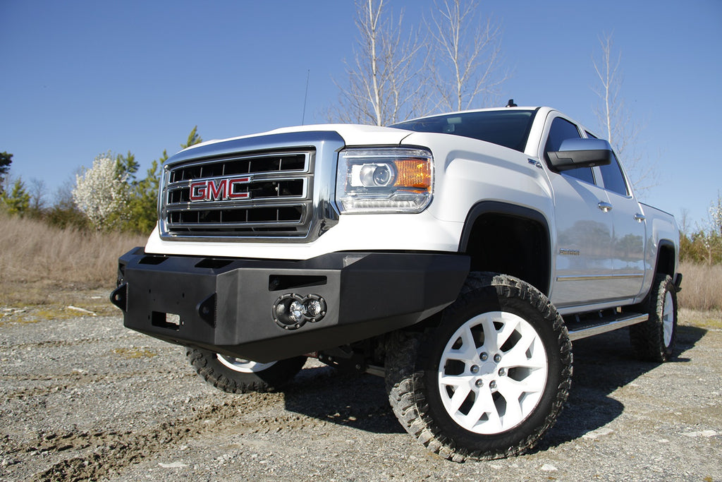 Fab Fours GS14-H3151-1 Premium Winch Front Bumper for Select GMC Sierra