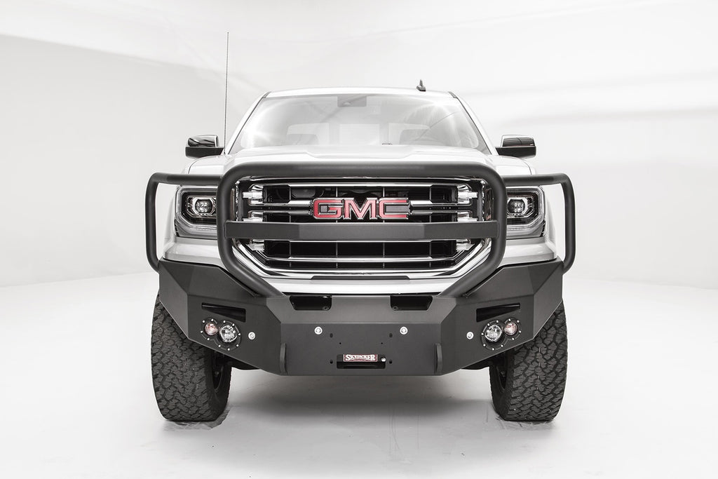 Fab Fours GS16-F3950-1 Premium Winch Front Bumper for Select GMC Sierra