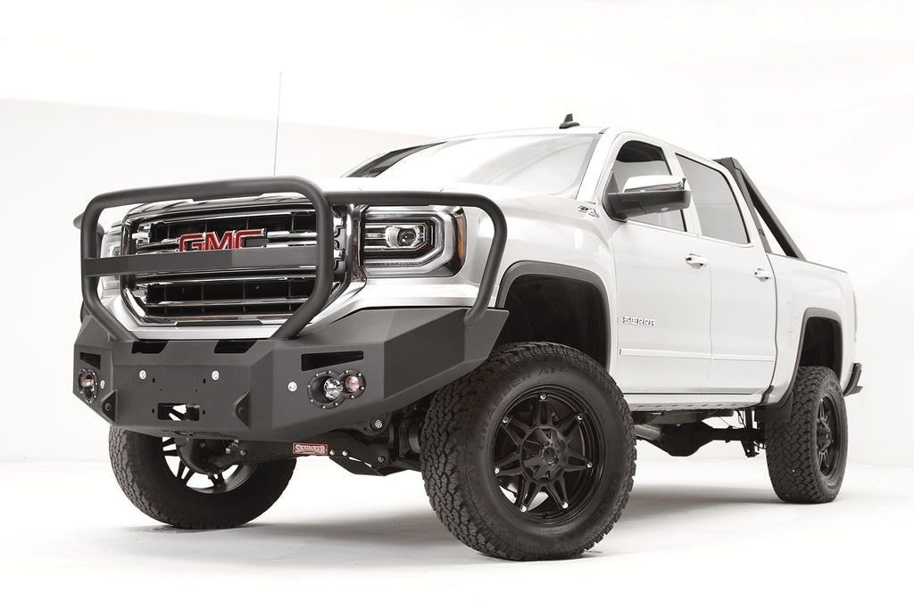 Fab Fours GS16-F3950-1 Premium Winch Front Bumper for Select GMC Sierra