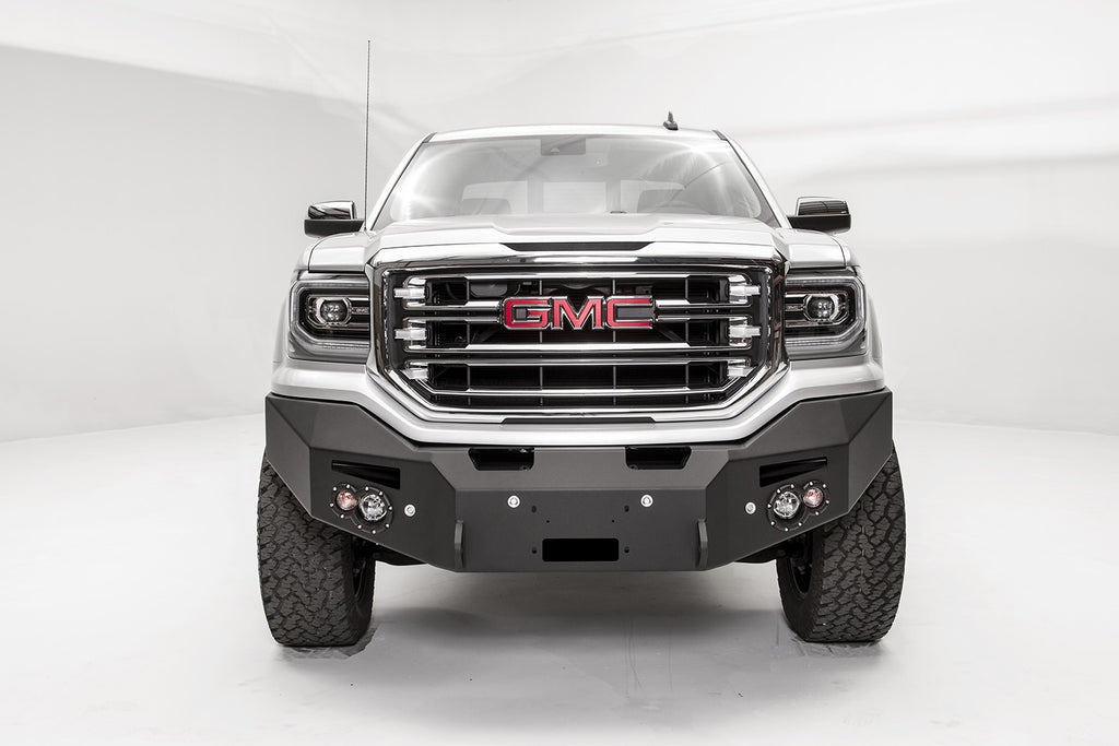 Fab Fours GS16-F3951-B Premium Winch Front Bumper for Select GMC Sierra