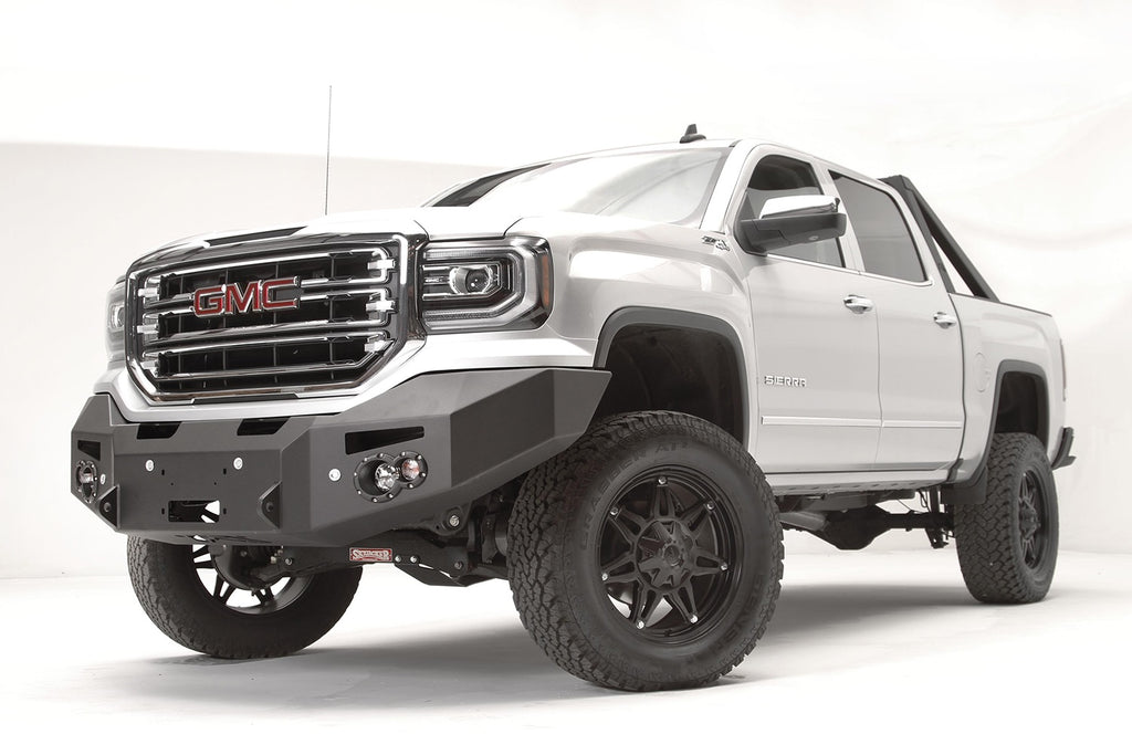 Fab Fours GS16-F3951-B Premium Winch Front Bumper for Select GMC Sierra