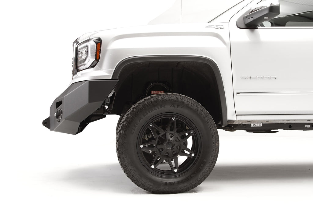 Fab Fours GS16-F3951-B Premium Winch Front Bumper for Select GMC Sierra