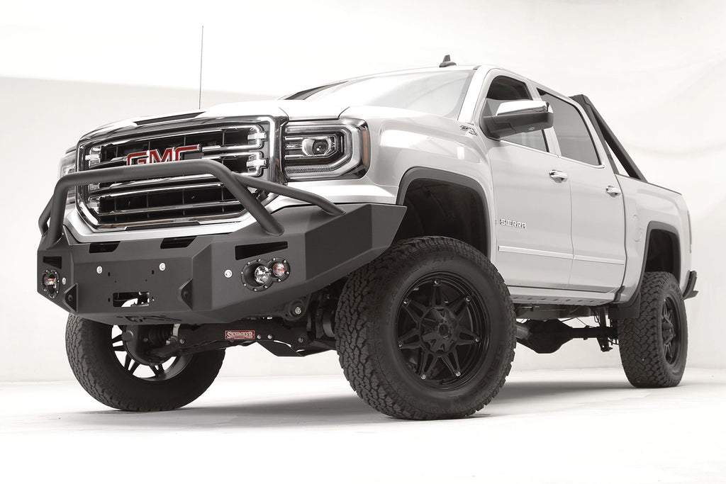 Fab Fours GS16-F3952-1 Premium Winch Front Bumper for Select GMC Sierra