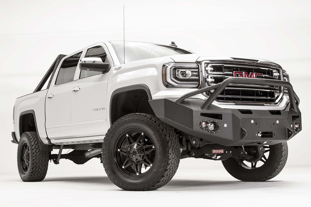 Fab Fours GS16-F3952-B Premium Winch Front Bumper for Select GMC Sierra