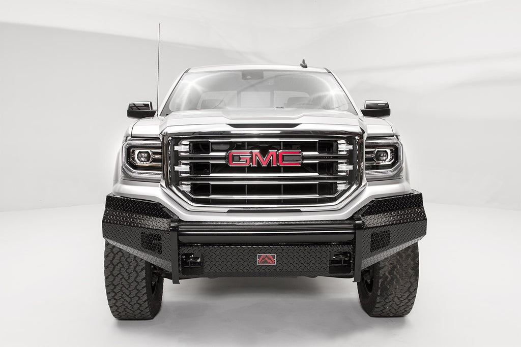 Fab Fours GS16-K3961-1 Black Steel Front Bumper for Select GMC Sierra