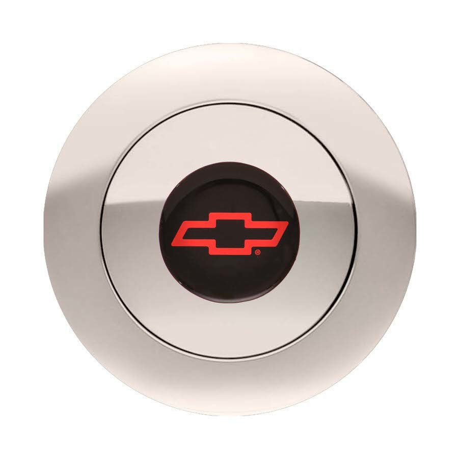 GT PERFORMANCE 11-1162 GT9 Horn Button Chevy Bow Tie Red