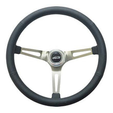 Load image into Gallery viewer, GT PERFORMANCE 36-5445 Steering Wheel Retro Leather Stainless Spokes