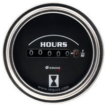 Load image into Gallery viewer, Gauge-Hourmeter,-2-10K-Hours,-Elec-(8V-60V),-Blk-Dial,-Chrme-Bezel,-7000-Serie