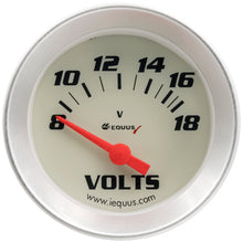 Load image into Gallery viewer, Gauge-Set,-3-38-Mech-Speedo,-2-OilpWtempFuelVolt,-Wht,-Slvr,-8000-Series