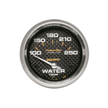 Load image into Gallery viewer, Gauge-Water-Temp-2-58In-(66.7Mm)-100-250F-Electric-Carbon-Fiber